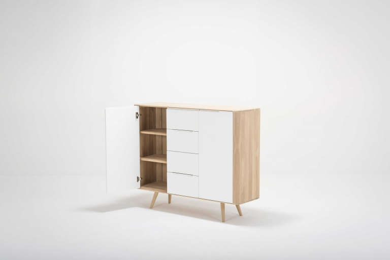 Gazzda Ena Dressoir twee whitewash