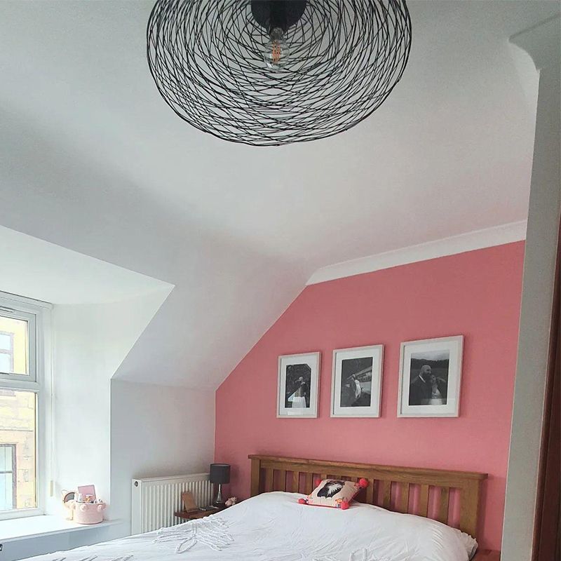 Oosterse plafondlamp zwart 60 cm - Glan