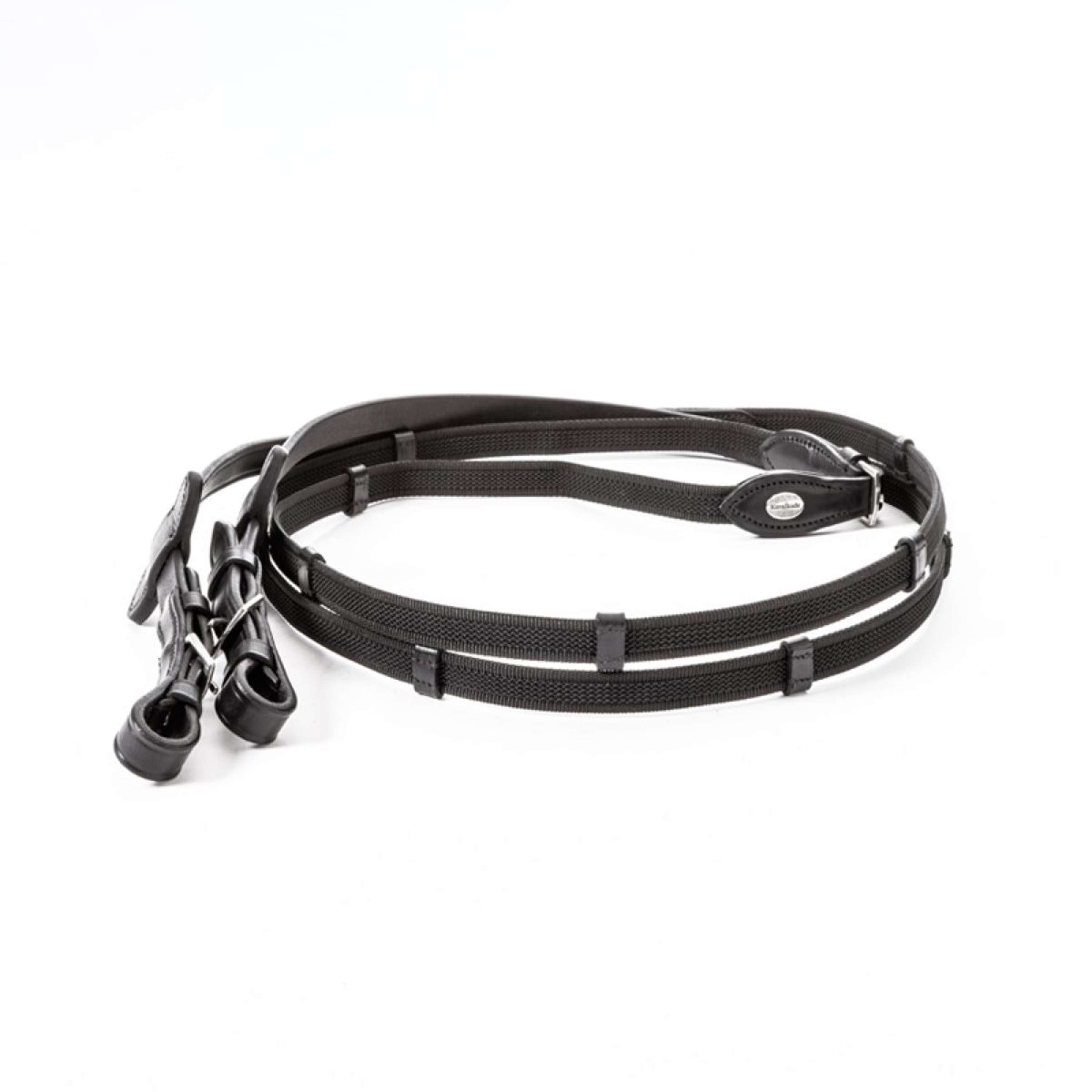 Kavalkade Teugel met Stopjes 16mm Zwart