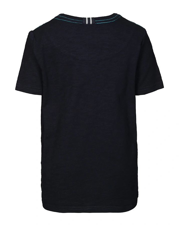 T-Shirt RUBEN – GARMENT DYE in navy