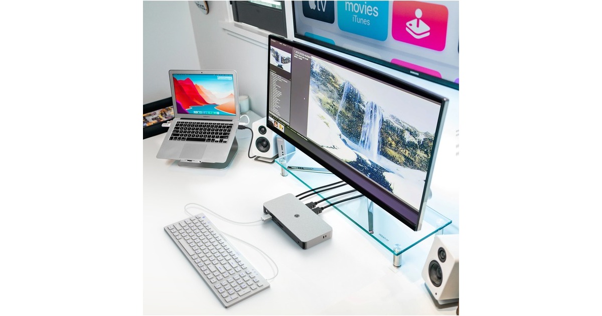 ICY BOXUSB4 Type-C dockingstation met dubbele video-uitvoer  (10-in-1, IB-DK2880-C4)