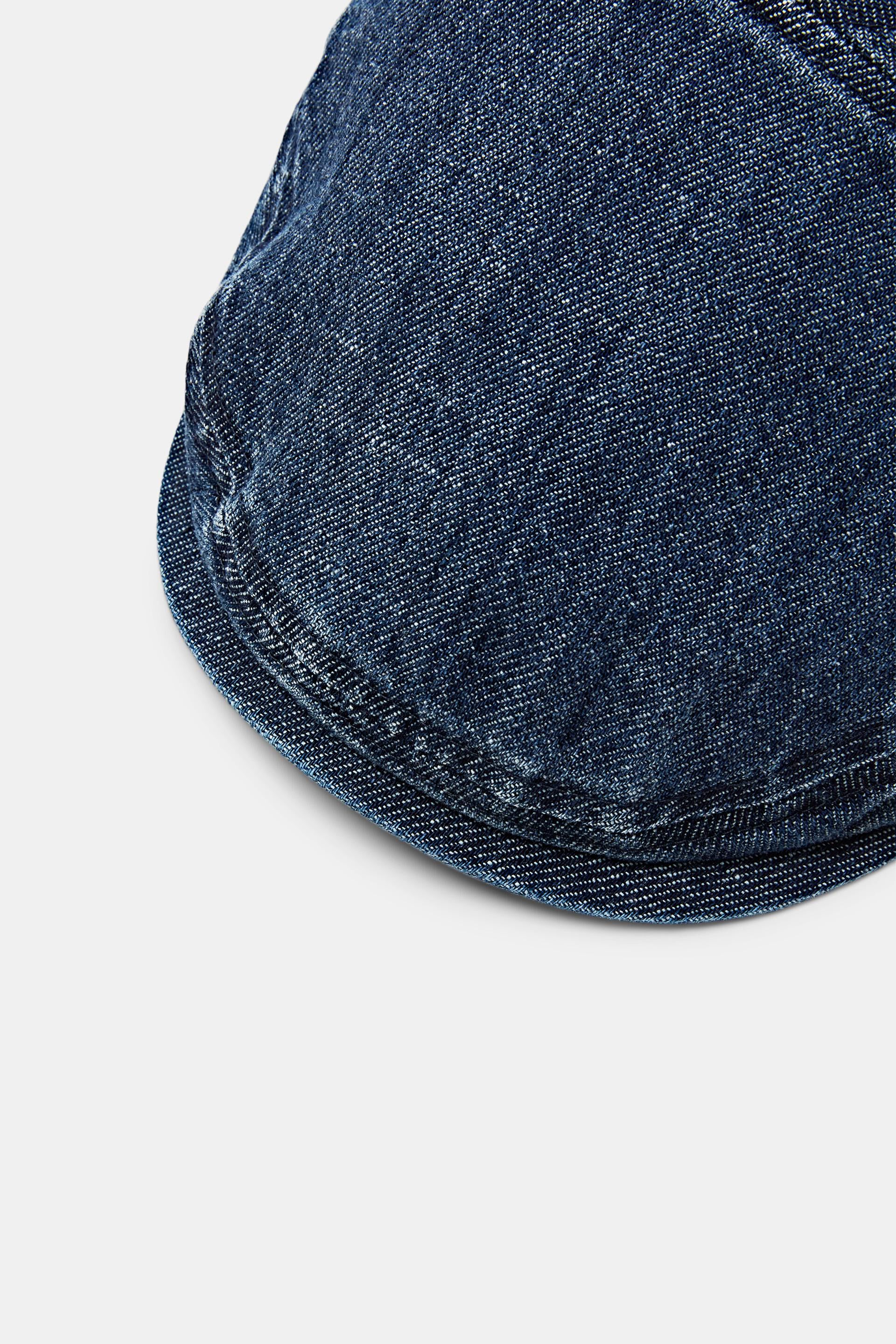 Casquette plate en denim