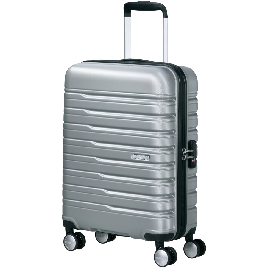 American Tourister Flashline - 4-Rollen Kabinentrolley 55 cm sky silver