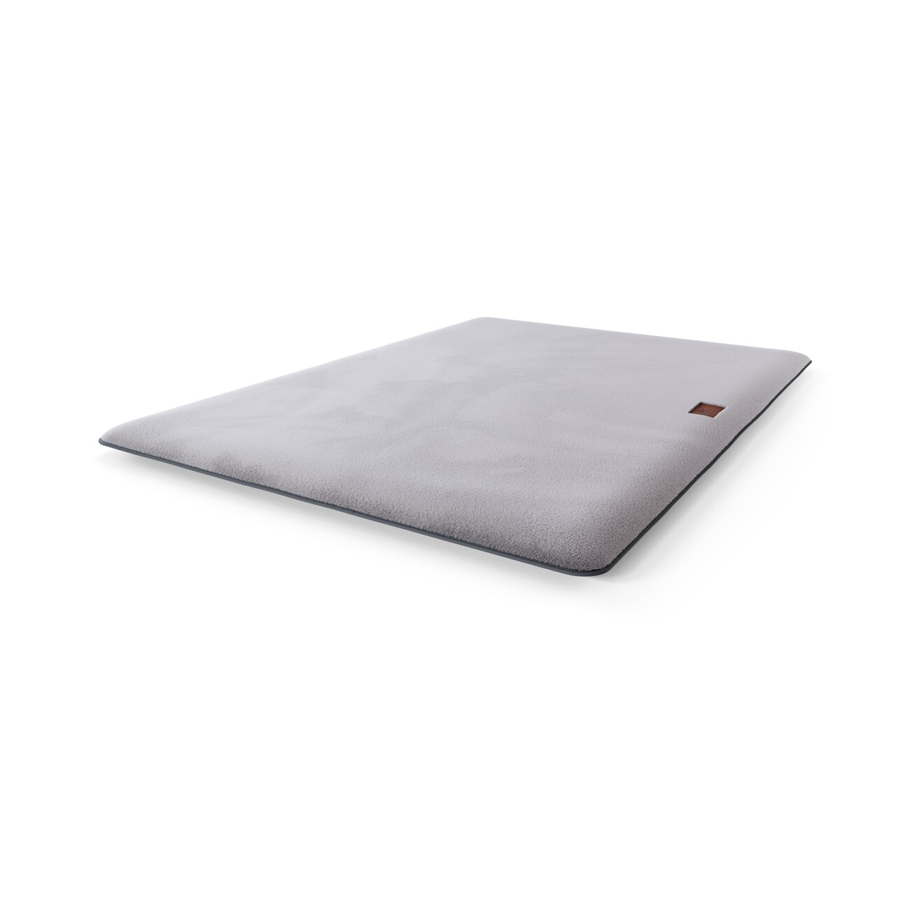 Knuffelwuff Kuschelige Hundematte Sunport aus weichem Kaninchen Fellimitat grau M-L