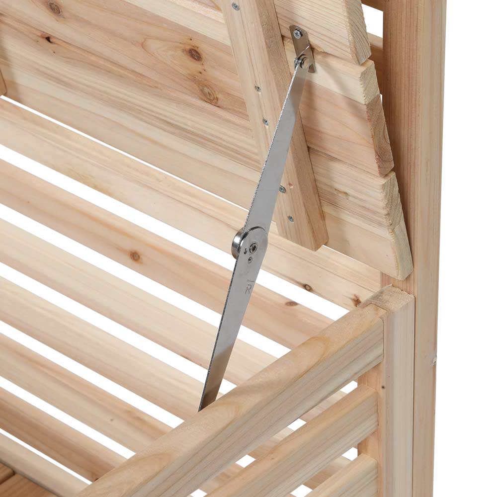Home Deluxe - Balkonscherm - ORELIA - Afmetingen 80 x 40 x 171 cm | Tuinbankscherm | Tuinkist