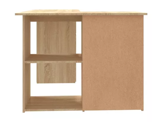 Bureau d'angle Chêne sonoma 145x100x76 cm Bois d'ingénierie