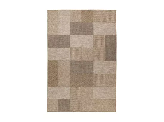 Tapis 170x120cm, design C603A coloris naturel - Confort et élégance pour votre intérieur