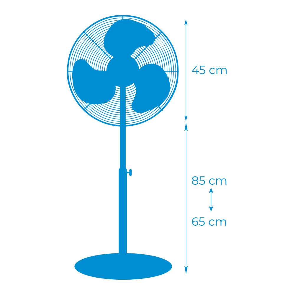 EDM Statiefventilator 40 cm