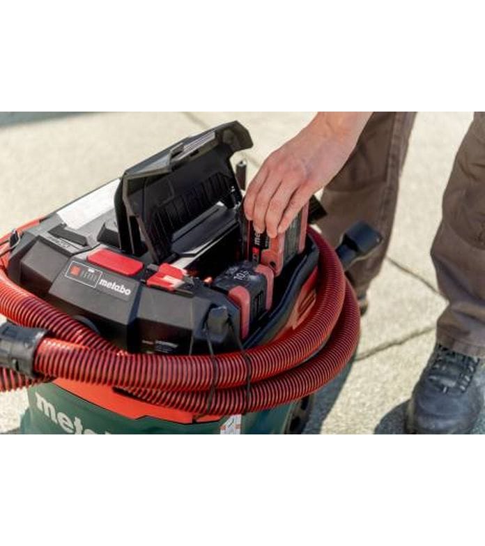 Metabo Akku-Nass-/Trockensauger AS 36-18 L 20 PC-CC Solo Akku-Sauger der Staubklasse L mit integrierter Filterabreinigung