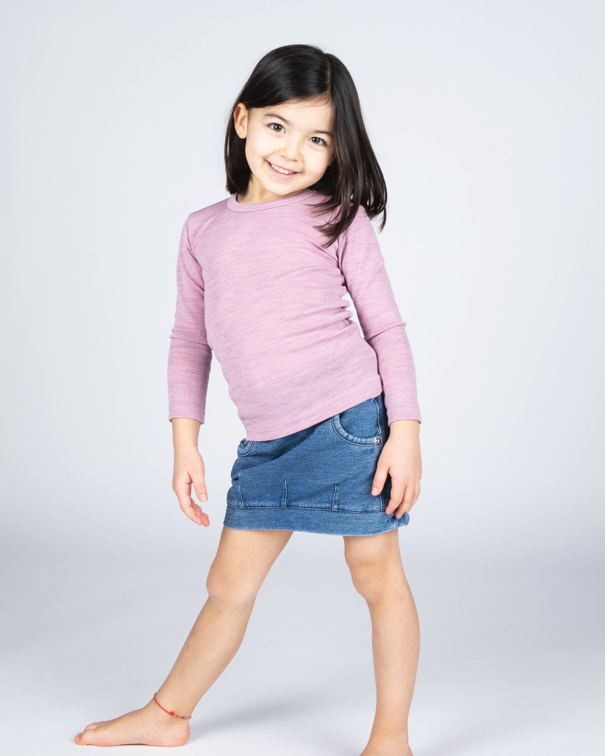 Ulltrøye Langarmet – 100% Ubehandlet Ull | Children’s shirt, long sleeved