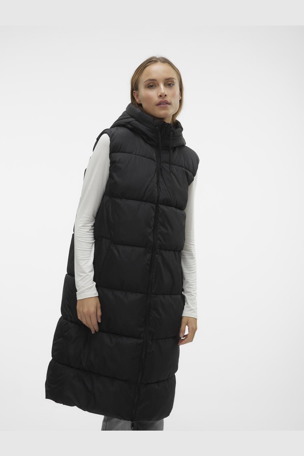Vero Moda Vmligaane Waistcoat 4361720 black