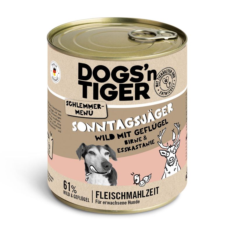 Dogs'n Tiger Menu gourmet 6 x 800 g
