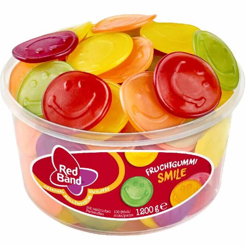 Red Band Fruchtgummi Smile 1200g MHD:24.4.26