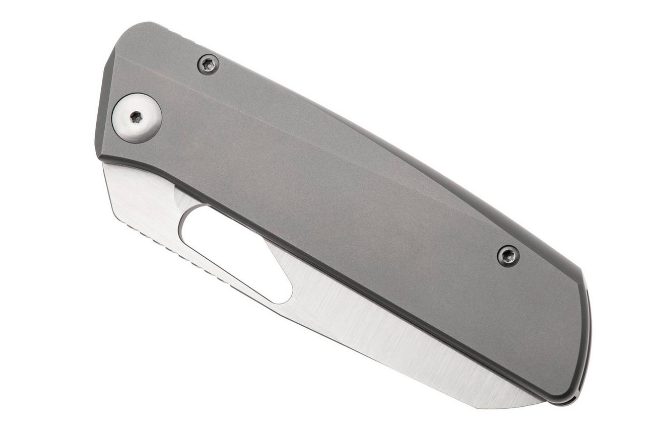 Liong Mah KUF 3.5 Satin MagnaCut, Titanium, zakmes