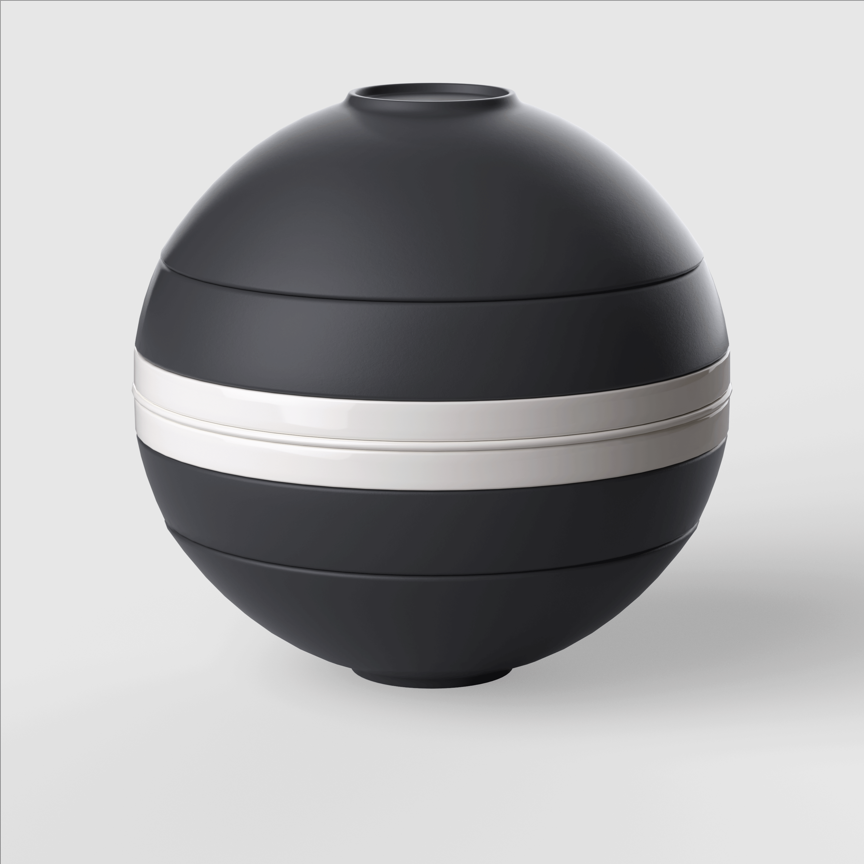 La Boule Dinnerware set Black, Premium Porcelain