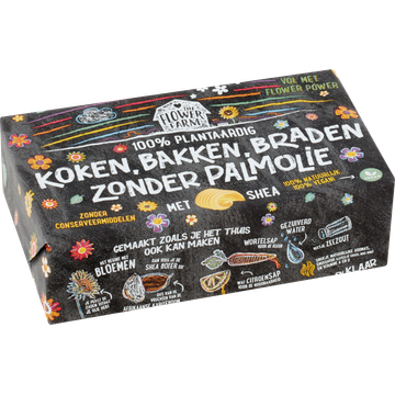 The Flower Farm Koken, Bakken, Braden Zonder Palmolie 200 g