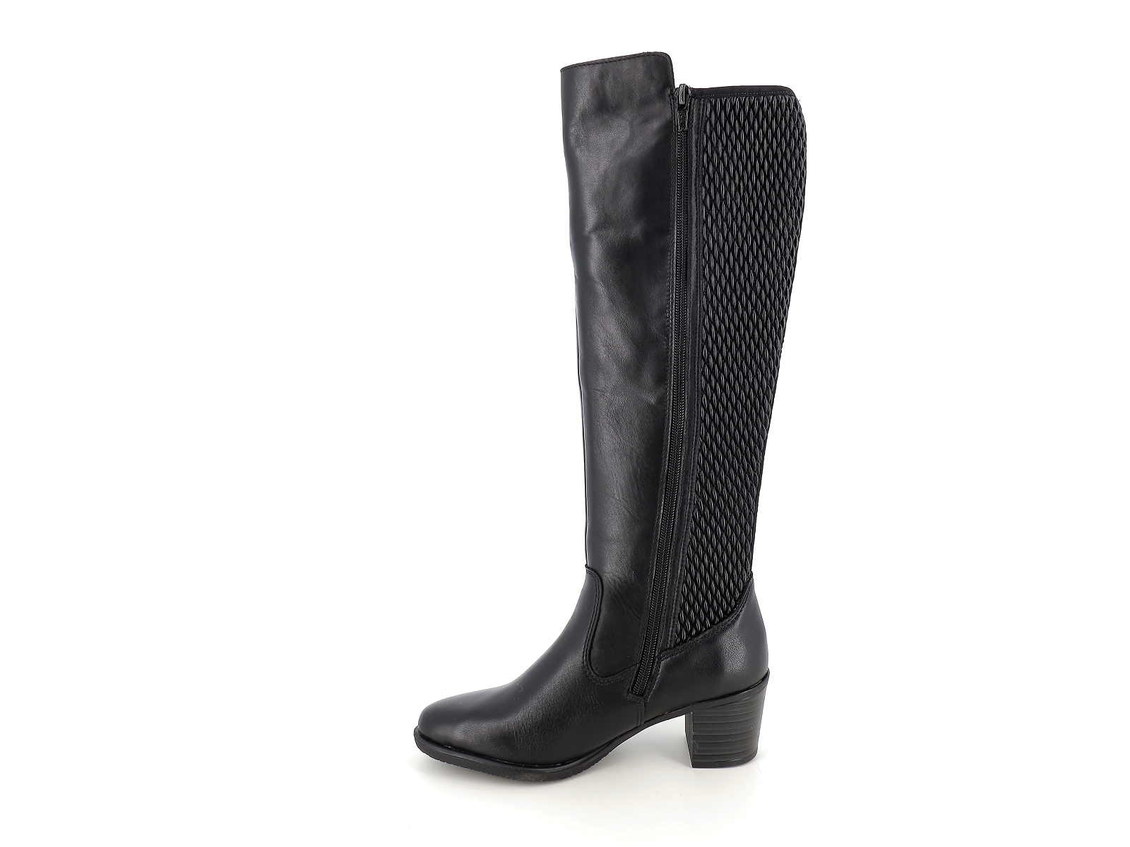 Rieker-Y2050 Cuir Noir