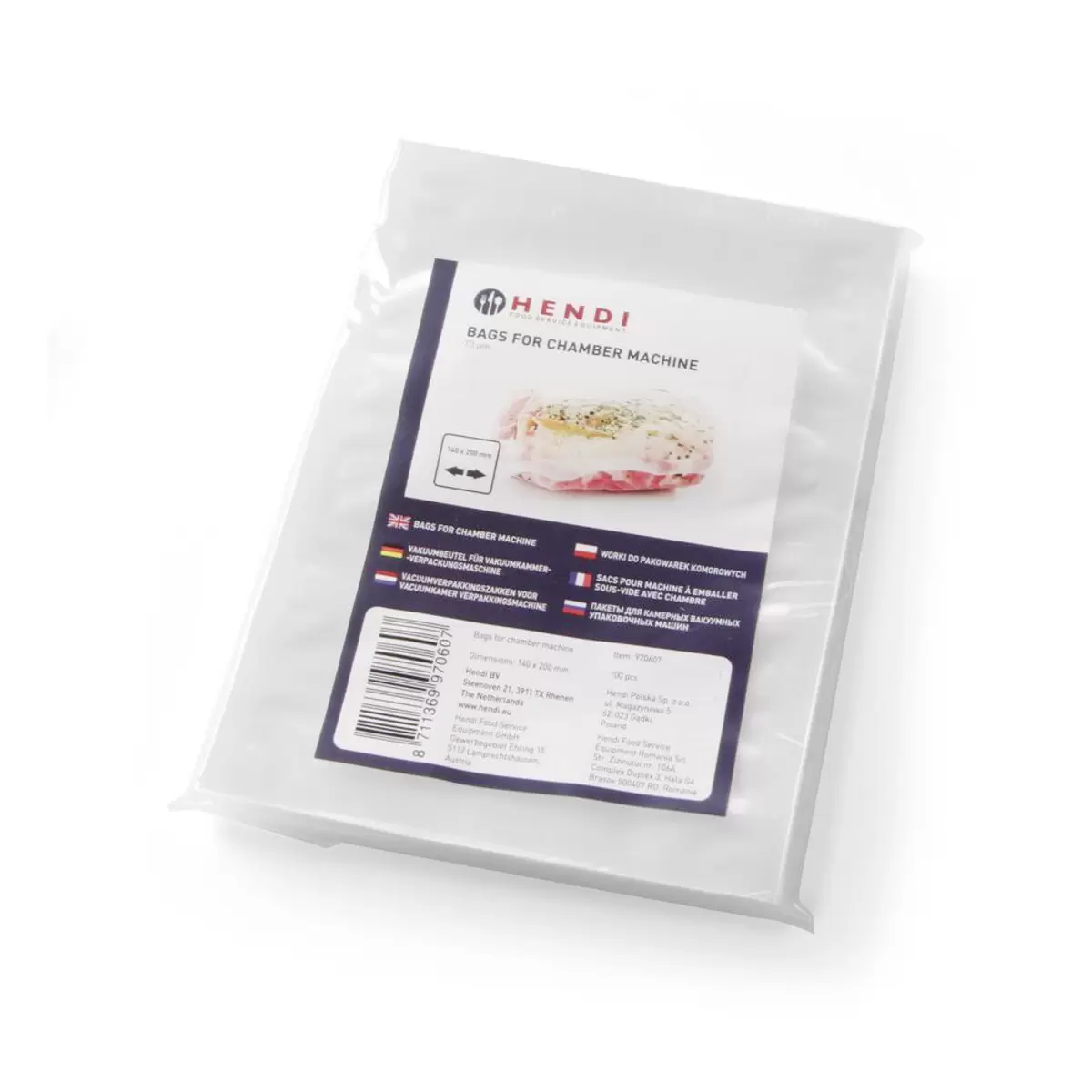 Vakuumverpackungsbeutel HENDI Vakuum-Kochbeutel 100