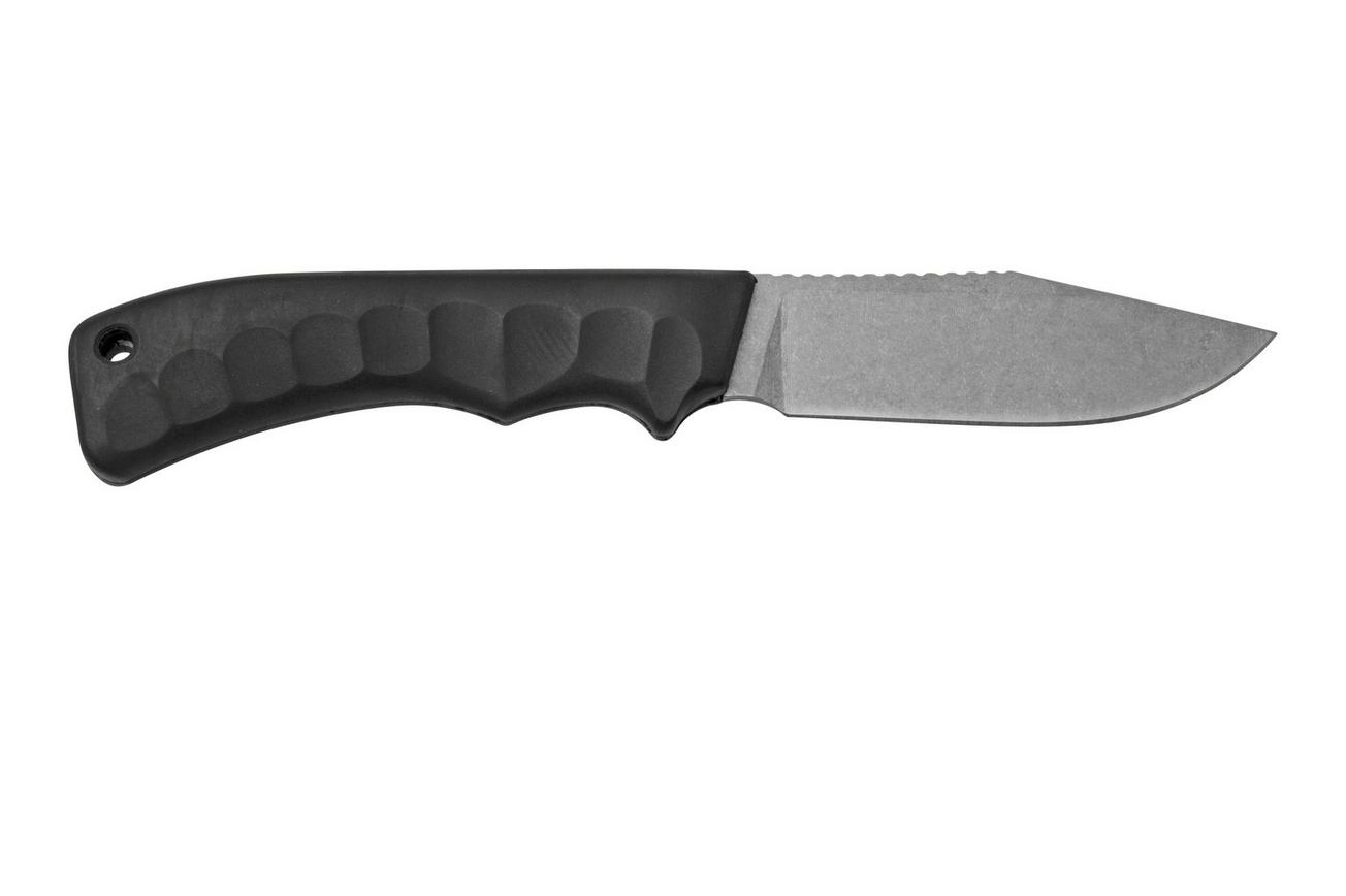 SOG Ace Stonewashed, Black Sheath ACE1001-CP vaststaand mes