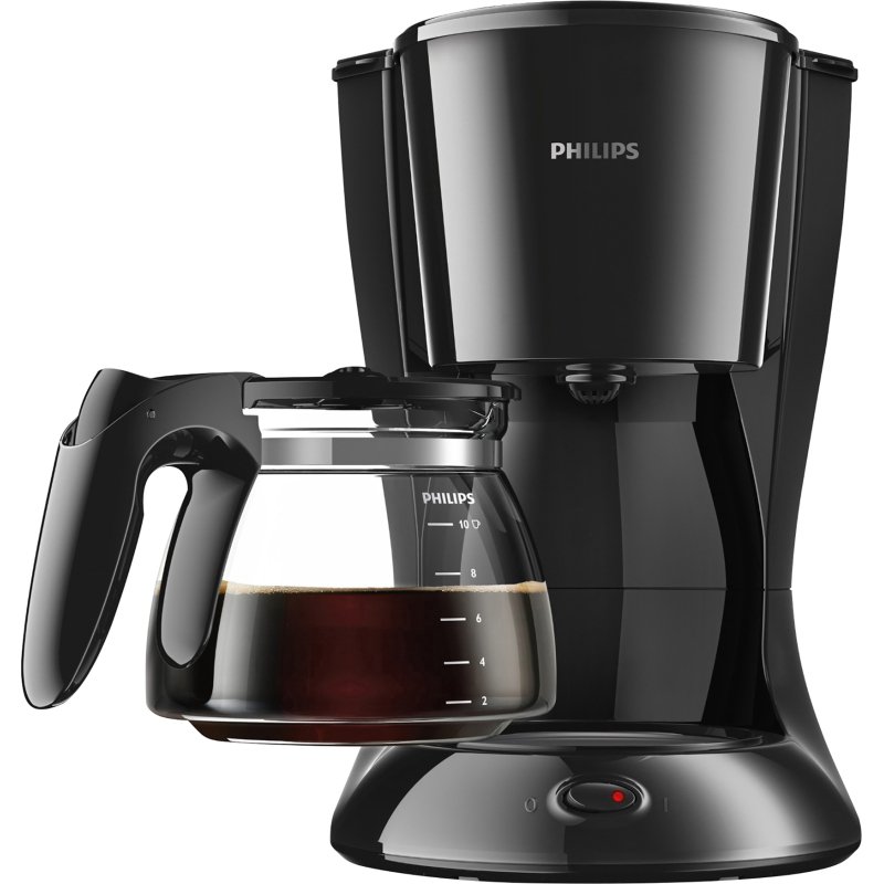 Machine à café filtre Daily Philips, noire