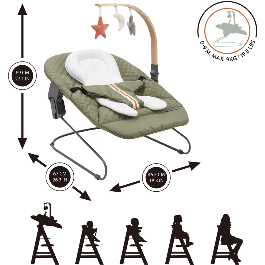 509 Crew SKY 2-in-1 Bouncer khaki