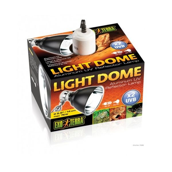 Exo Terra Porta Lâmpadas Light Dome Pequeno