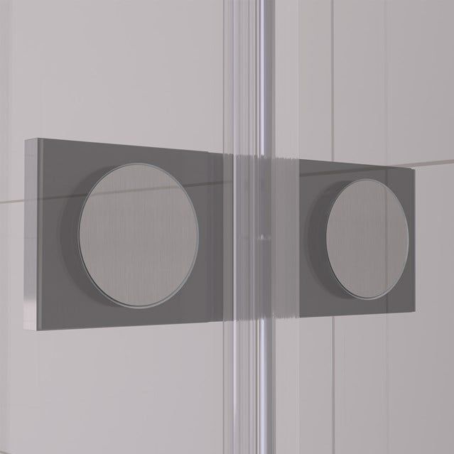 Diamond - Douchecabine - Rookglas - 120x120 cm - Draaideur - Vierkant