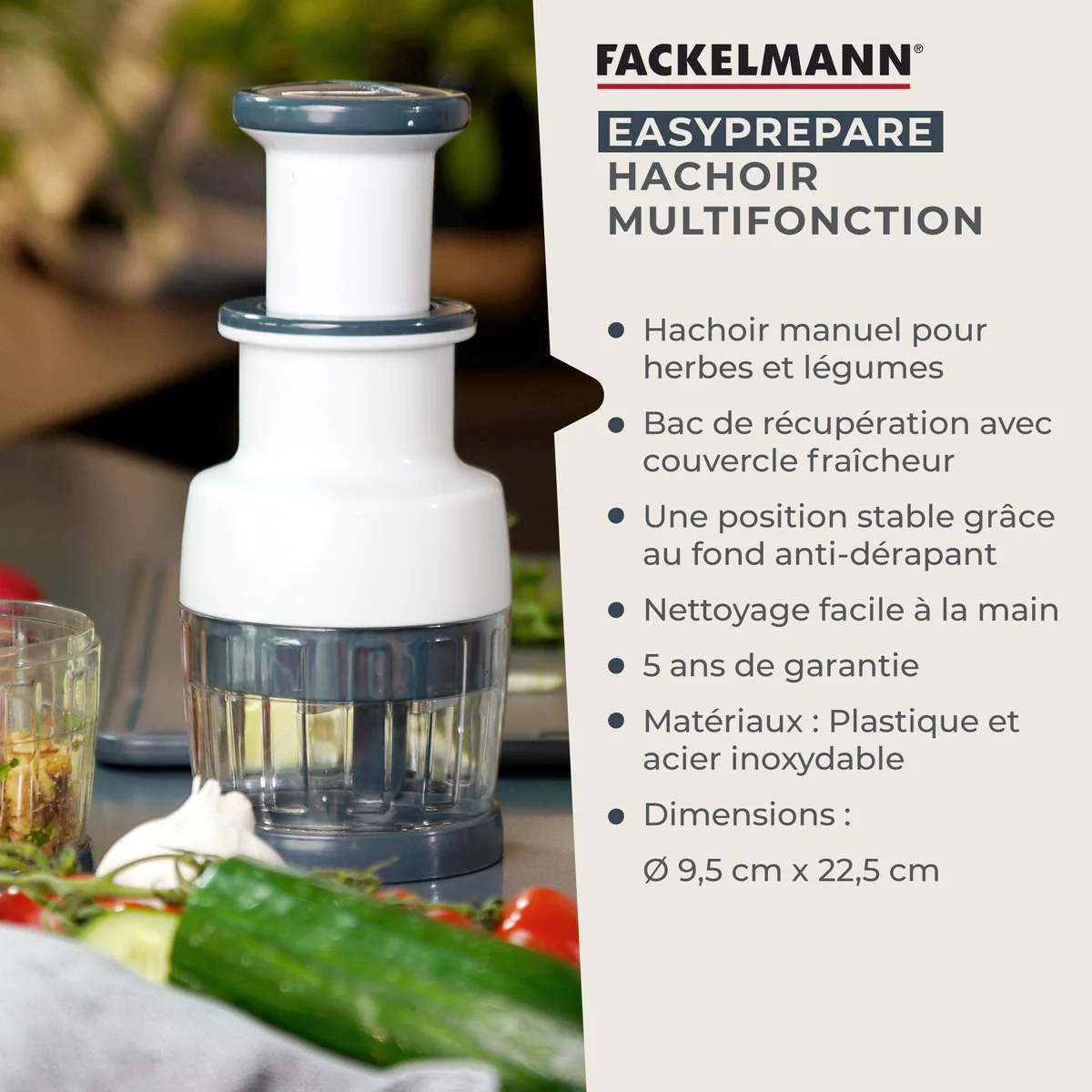 Hachoir à viande manuel Easy Prepare Fackelmann