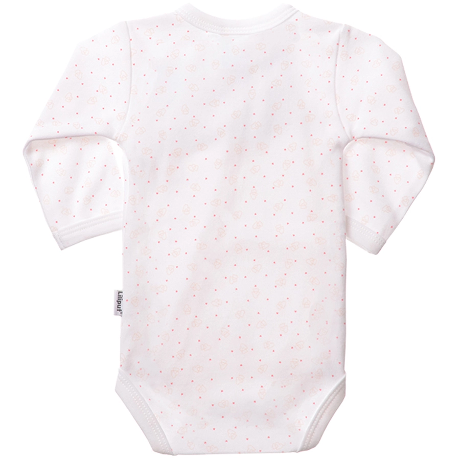 Liliput Wickelbody weiss-rosa