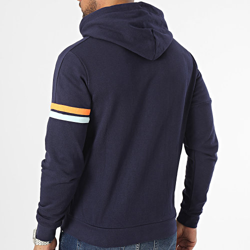 Sweat Zippé Capuche Jura 39969 Bleu Marine