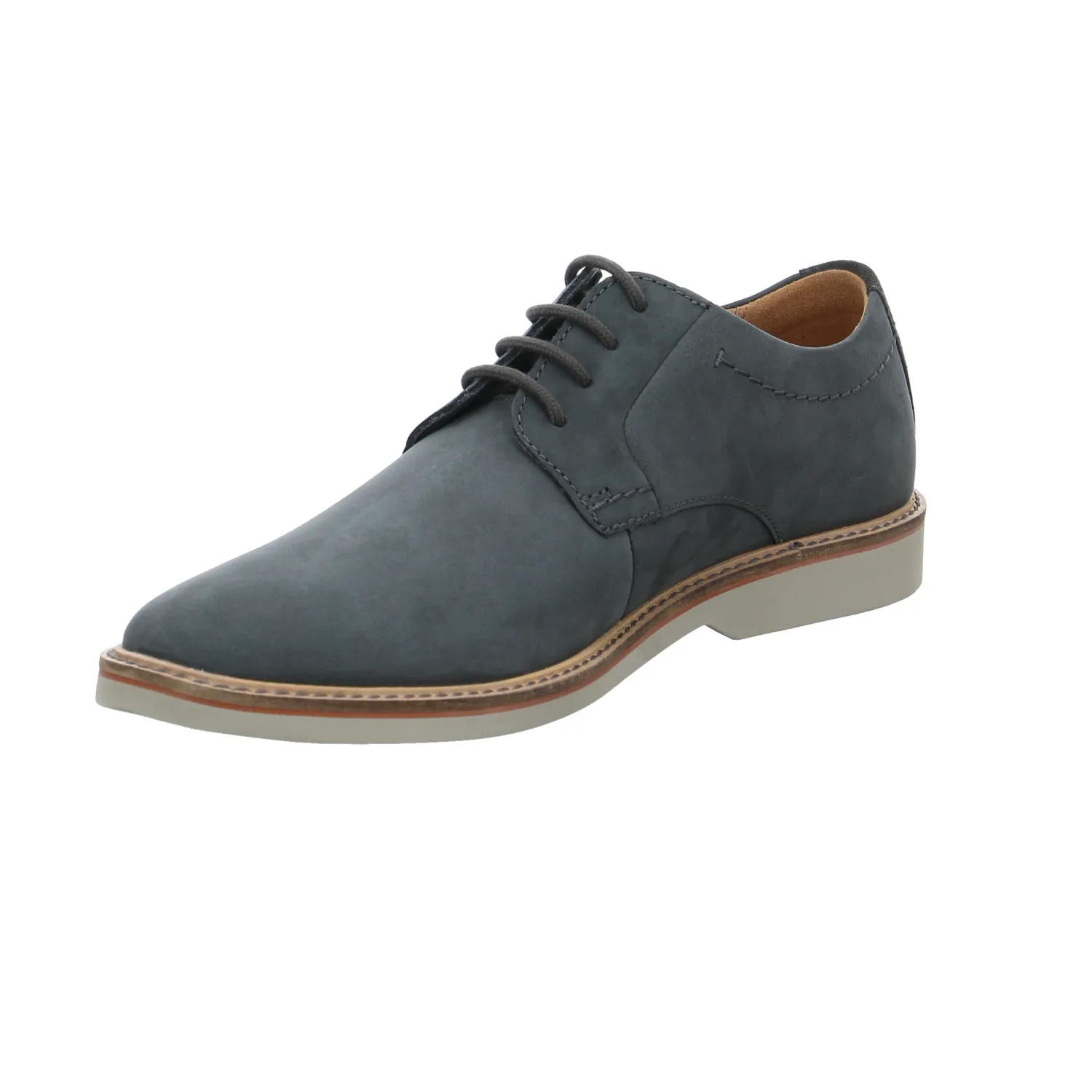CLARKS Halbschuh-City Grau Leder