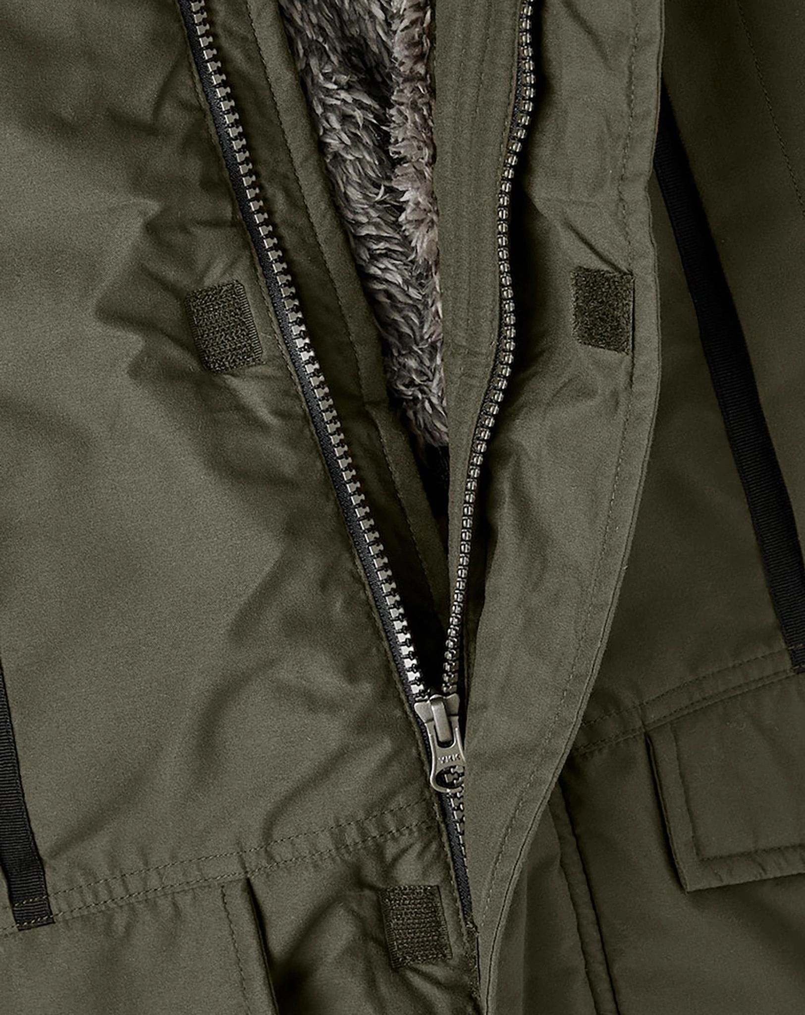 Winterparka NKMMILLER in olive night
