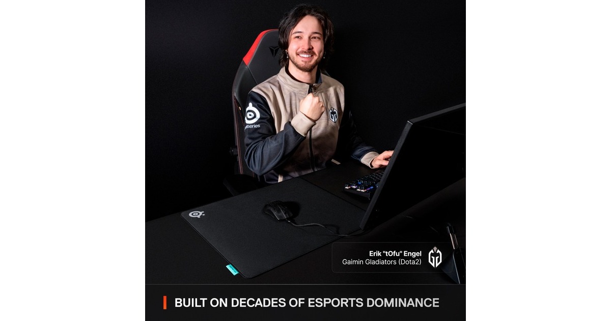 SteelSeriesQcK Performance Balance gaming muismat  (Zwart, L)