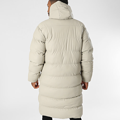 Doudoune Capuche Longue Beige