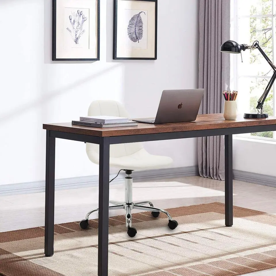 CLP Bureaustoel Reims chroom Frame - Kunstleer - wit