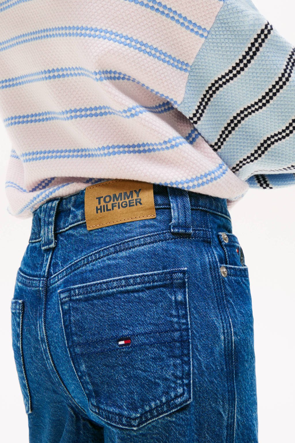 Tommy Hilfiger wide leg jeans medium blue denim
