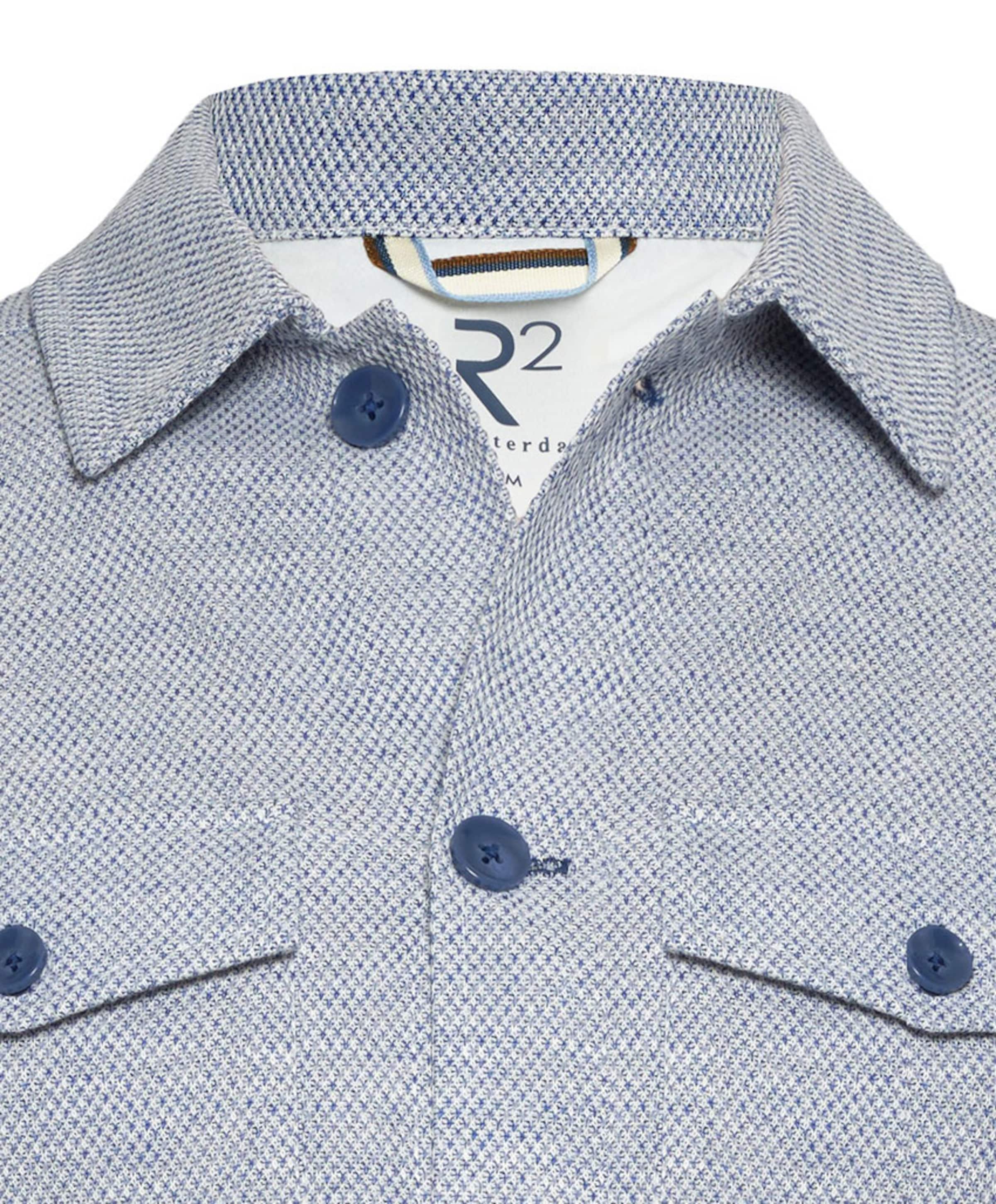R2 Amsterdam Heren overshirt blauw