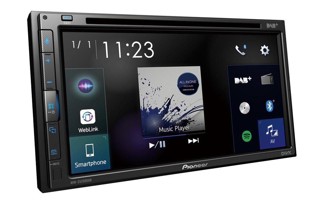 Moniceiver AVH-Z5200DAB 2 DIN<br>Autoradio mit DAB+; FM-Tuner
