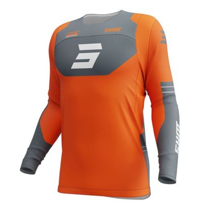 Maillot cross Shot CONTACT - SHIELD 2025 - Orange
