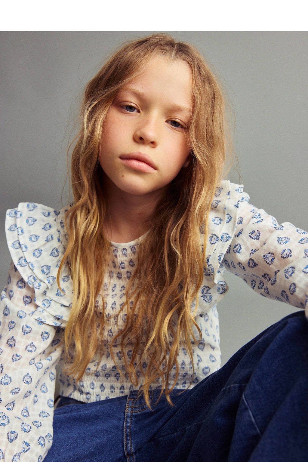 Mango Kids blousetop wit