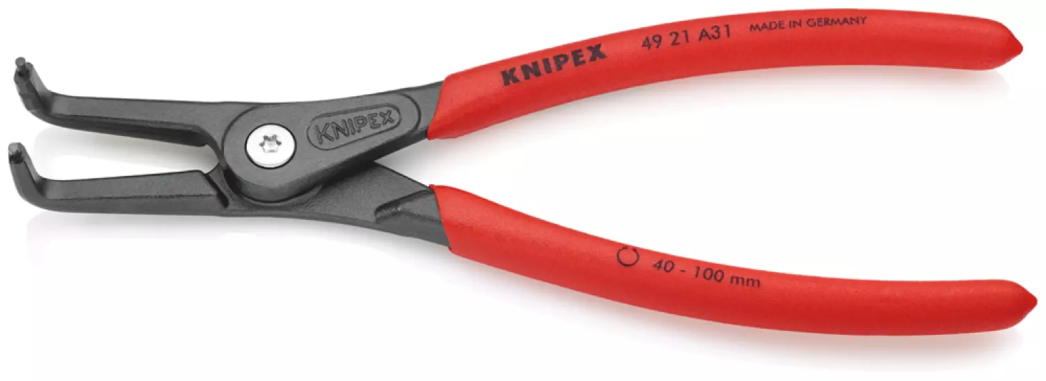 Knipex 4921A31 Precisie Borgveertang voor buitenringen - Assen - 40-100 x 210mm