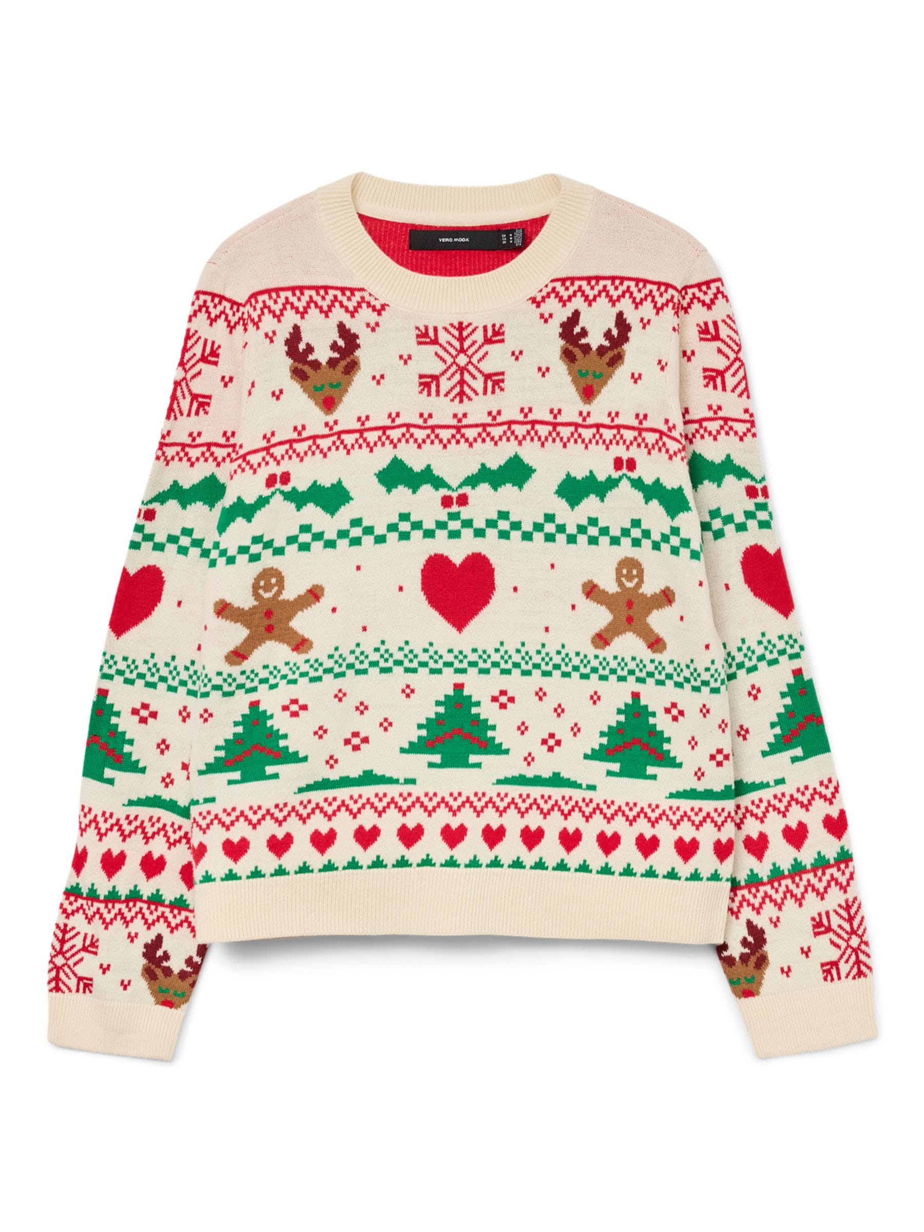 VERO MODA Gingerbread Novelty Christmas Jumper