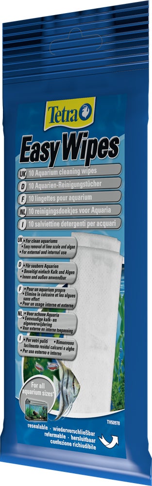 Tetra aquariumreiniger Easy Wipes 10 stuks