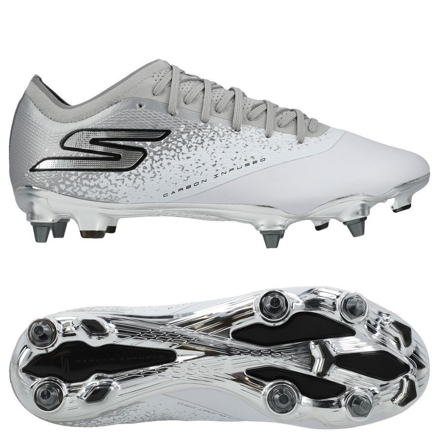Skechers Razor 1.5 SG Electrum - Blanc/Argenté