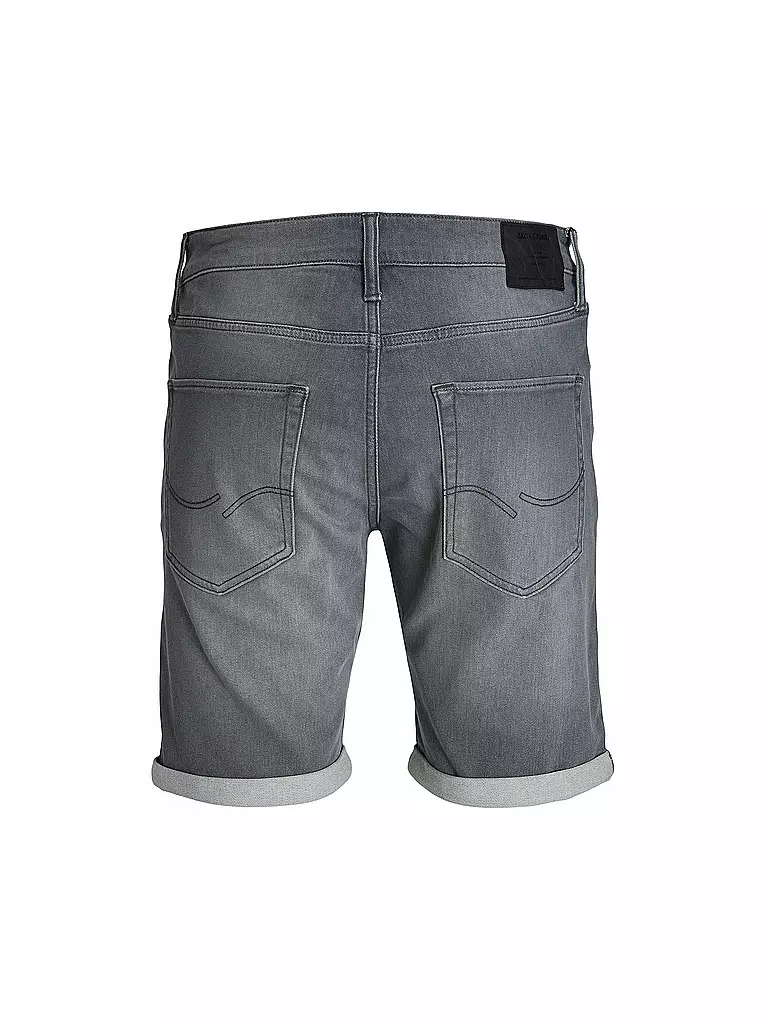 JACK & JONES Jeansshorts JJIRICK JJICON hellgrau