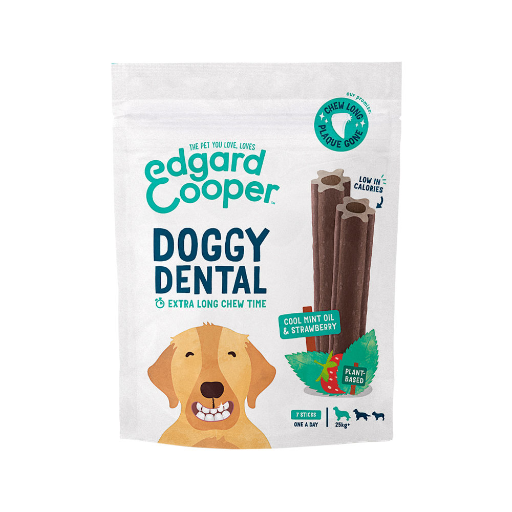 Edgard & Cooper Doggy Dental - Munt & Aardbei