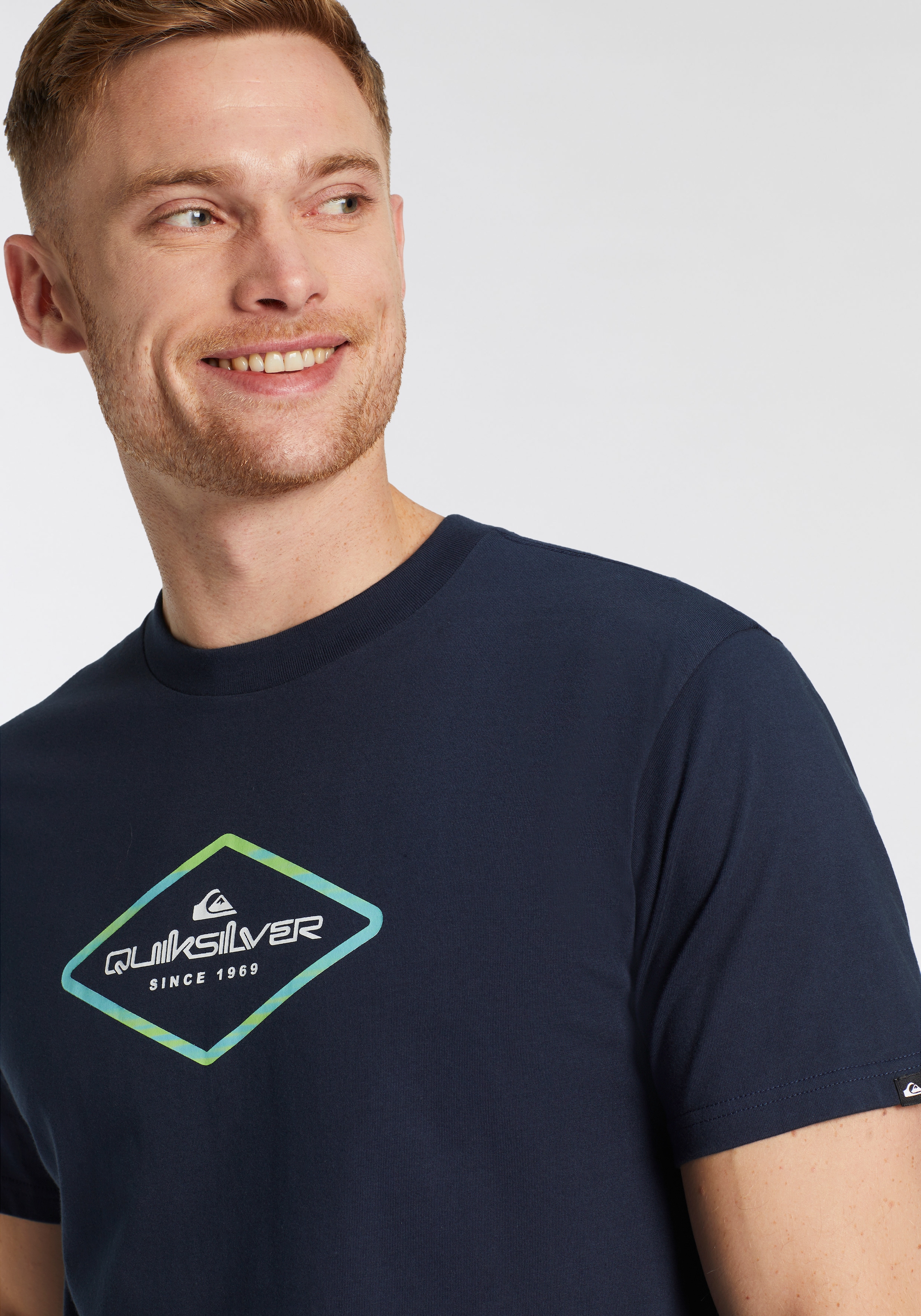 Quiksilver T-Shirt »NATUREMAD INSID QUA SHORT SLEEVE PACK YM«, 2 Stk. Doppelpack T-Shirt mit Print, 2 Stück