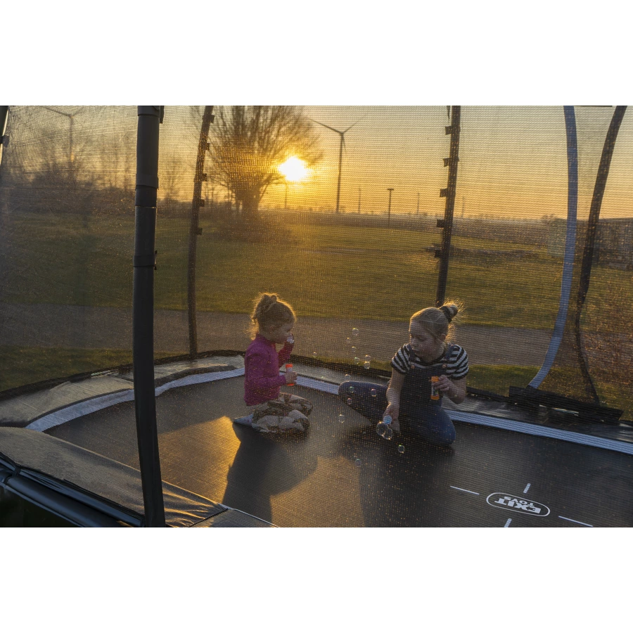 EXIT Allure Premium Trampolin 244x427cm - schwarz