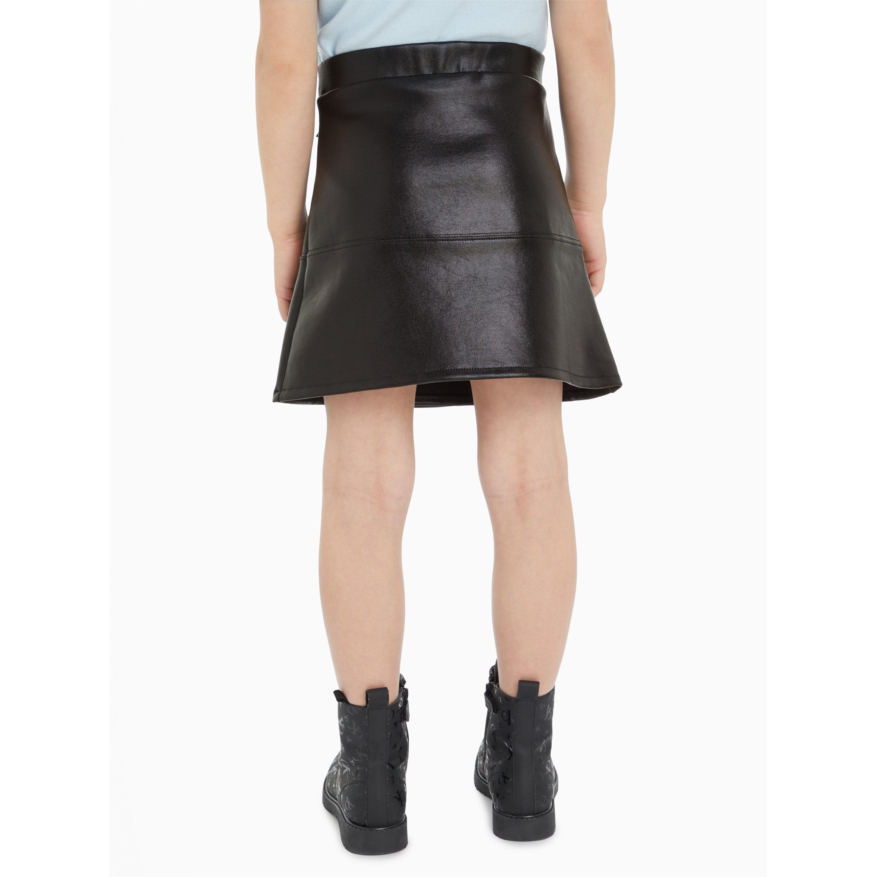 Calvin Klein Jeans COATED SPACER WRAP SKIRT