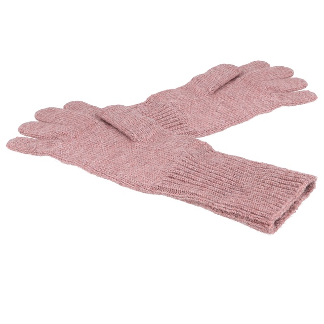 MAXIMO Strickhandschuhe , Fingerhandschuhe, extra lange Strickbündchen, unifarben